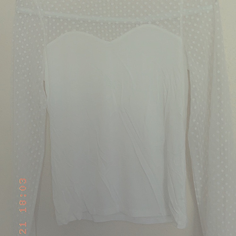 White long sleeve shirt